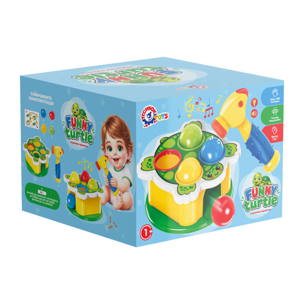Развивающая игра с молоточком 