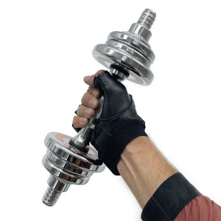 Перчатки для тяжелой атлетики и фитнеса Gym SP NE-LG-32-L, размер L
