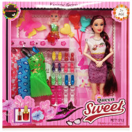 Игровой набор Кукла с дочкой "Quenn Sweet" 313K43(Violet) с аксессуарами