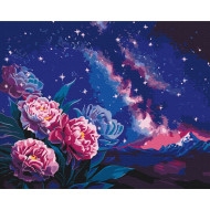 Картина по номерам "Ночные цветы" © Anna Steshenko Brushme BS53563 40х50 см