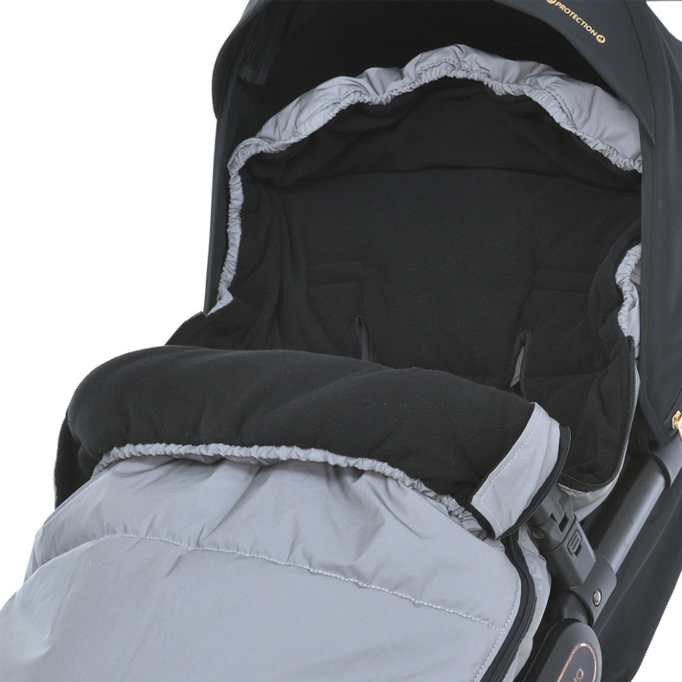 Конверт в коляску ME 1131 Footmuff Plus Reflective 100 х 53 см, застежки-молнии опт, дропшиппинг