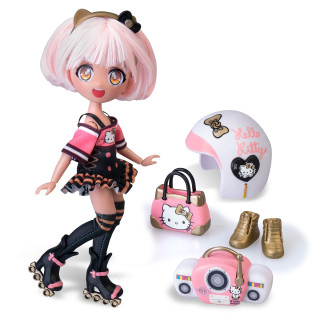 Детская кукла "Золотая Роллер Дива" 4SF Manga Dolls HKTF1000 серии "Hello Kitty"