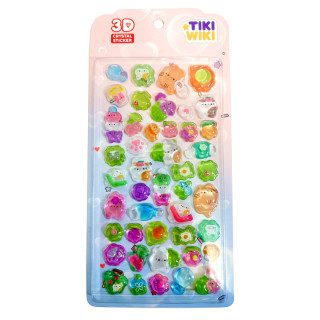Набор 3D-наклеек "Тики котики в саду" Tiki Wiki 25ESE009-10 серии Crystal