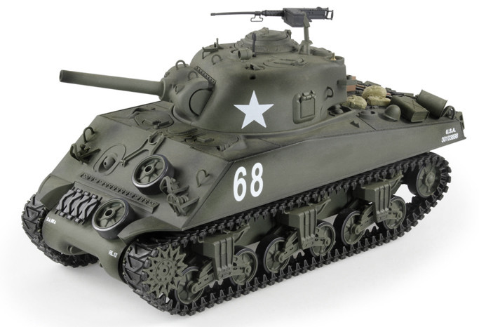Танк р/у HENG LONG M4A3 Sherman   3898-1, 1:16