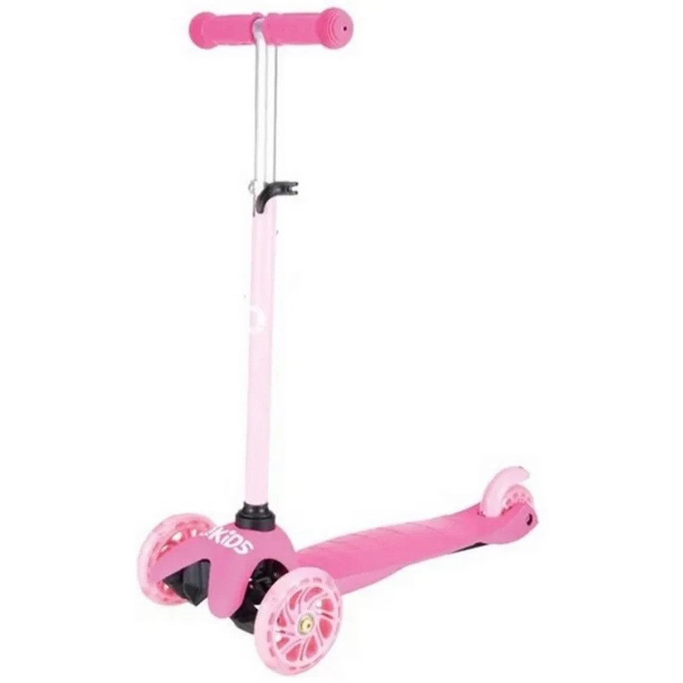 Самокат триколісний QKIDS LUMIS HUBA00006 рожевий - гурт(опт), дропшиппінг 