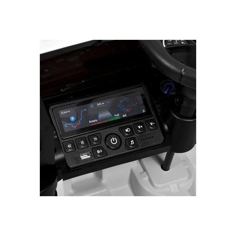 Детский электромобиль Джип JJ2580EBLR-1(24V) до 30 кг, белый опт, дропшиппинг