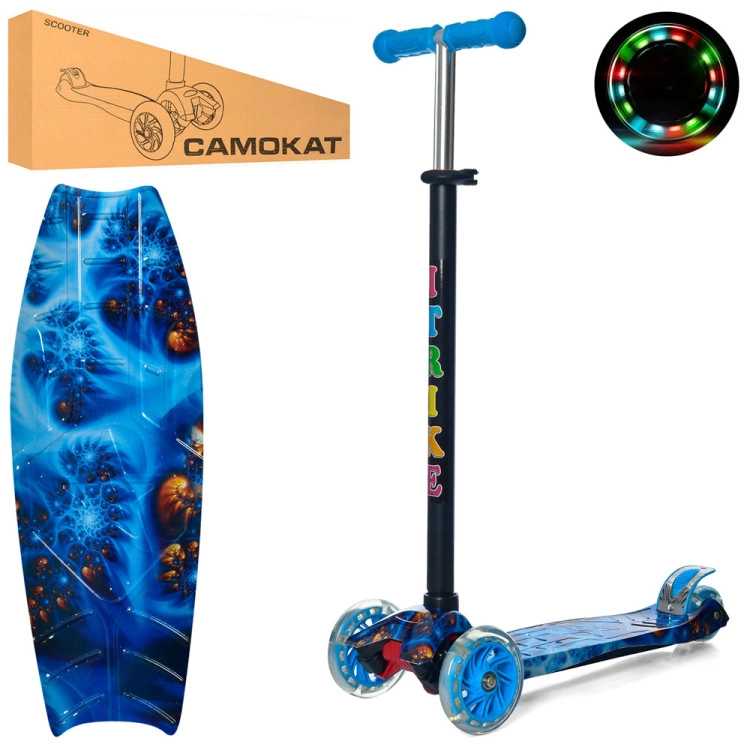 Самокат детский MAXI iTrike JR 3-055-1-WP13 с подсветкой опт, дропшиппинг