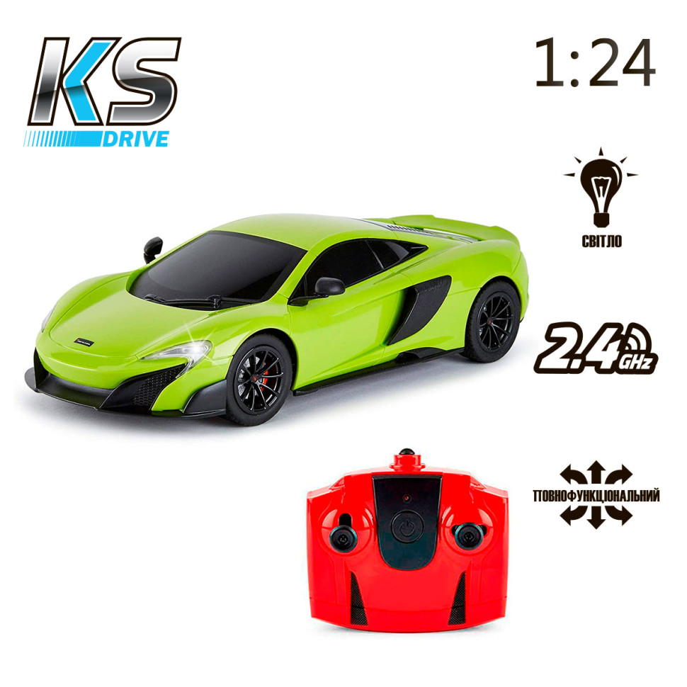 Автомобиль на радиоуправлении MCLAREN 675LT KS DRIVE 124GMGR масштаб 1:24, 2.4Ghz опт, дропшиппинг