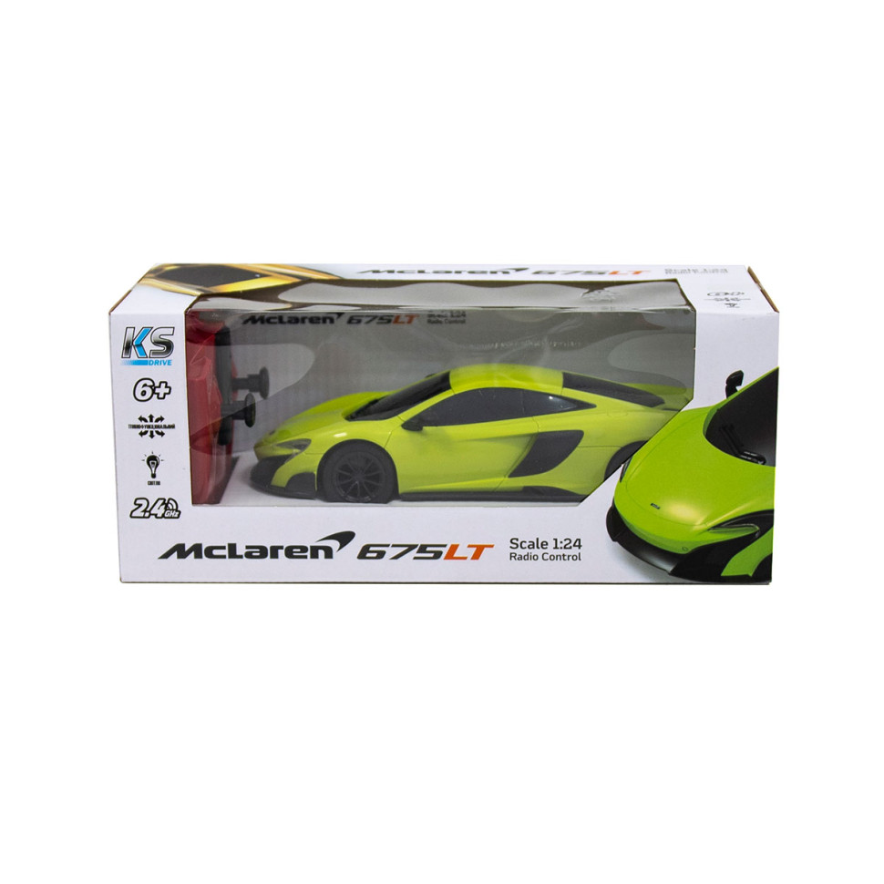 Автомобиль на радиоуправлении MCLAREN 675LT KS DRIVE 124GMGR масштаб 1:24, 2.4Ghz опт, дропшиппинг