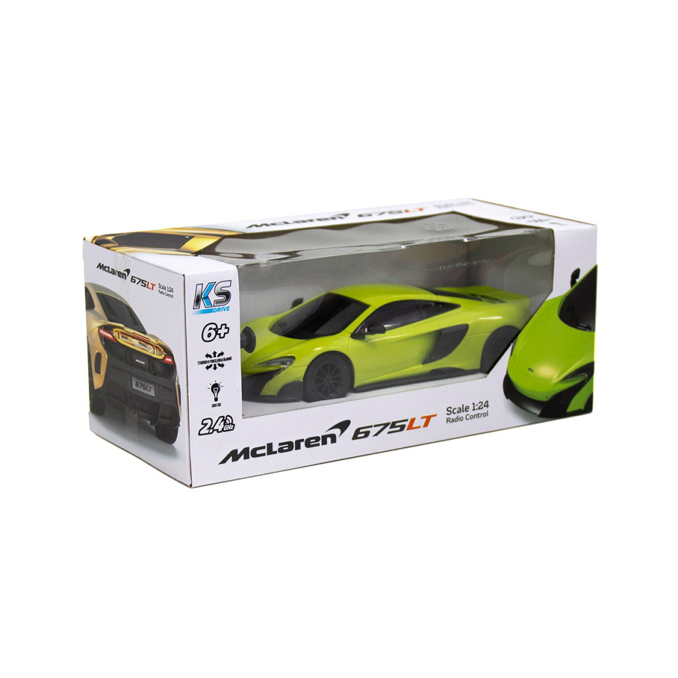 Автомобиль на радиоуправлении MCLAREN 675LT KS DRIVE 124GMGR масштаб 1:24, 2.4Ghz опт, дропшиппинг
