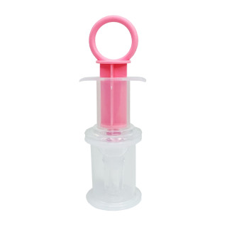 Детский Шприц-дозатор для лекарства MGZ-0719(Pink) с мерным стаканчиком