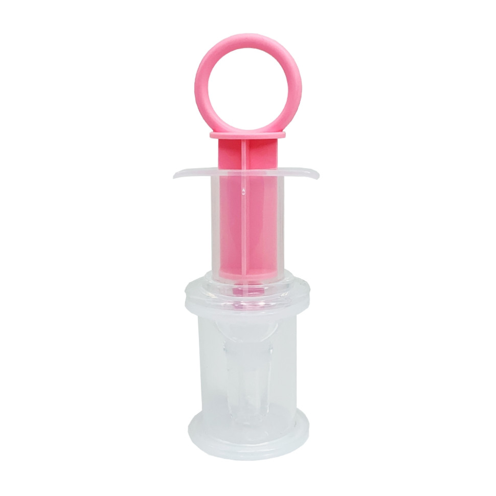 Детский Шприц-дозатор для лекарства MGZ-0719(Pink) с мерным стаканчиком опт, дропшиппинг
