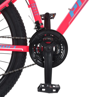 Велосипед "BELLE" PROF1 G26BELLE A26.1 26 д. Алюм.рама 17", SHIMANO 21SP, алюм., DB, FW TZ500, малиново-белый