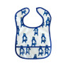 Дитячий слинявчик клейончатий MGZ-0601(Blue) на липучці  - гурт(опт), дропшиппінг 
