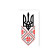 Набір тимчасових татуювань "Вишиванка з гербом" L-55 - гурт(опт), дропшиппінг 
