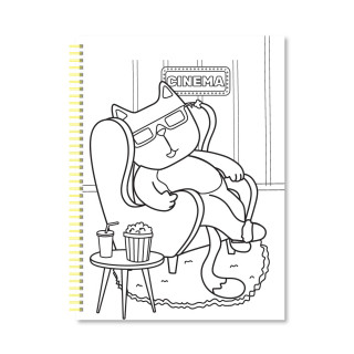 Детская раскраска с карандашами "Coloring fun" НТ-39-03, 24 листа