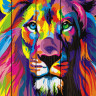 Картина по номерам на дереве. Rainbow Art 