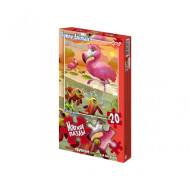 Мягкие пазлы "Фламинго" S20-09-15, 20 элементов 