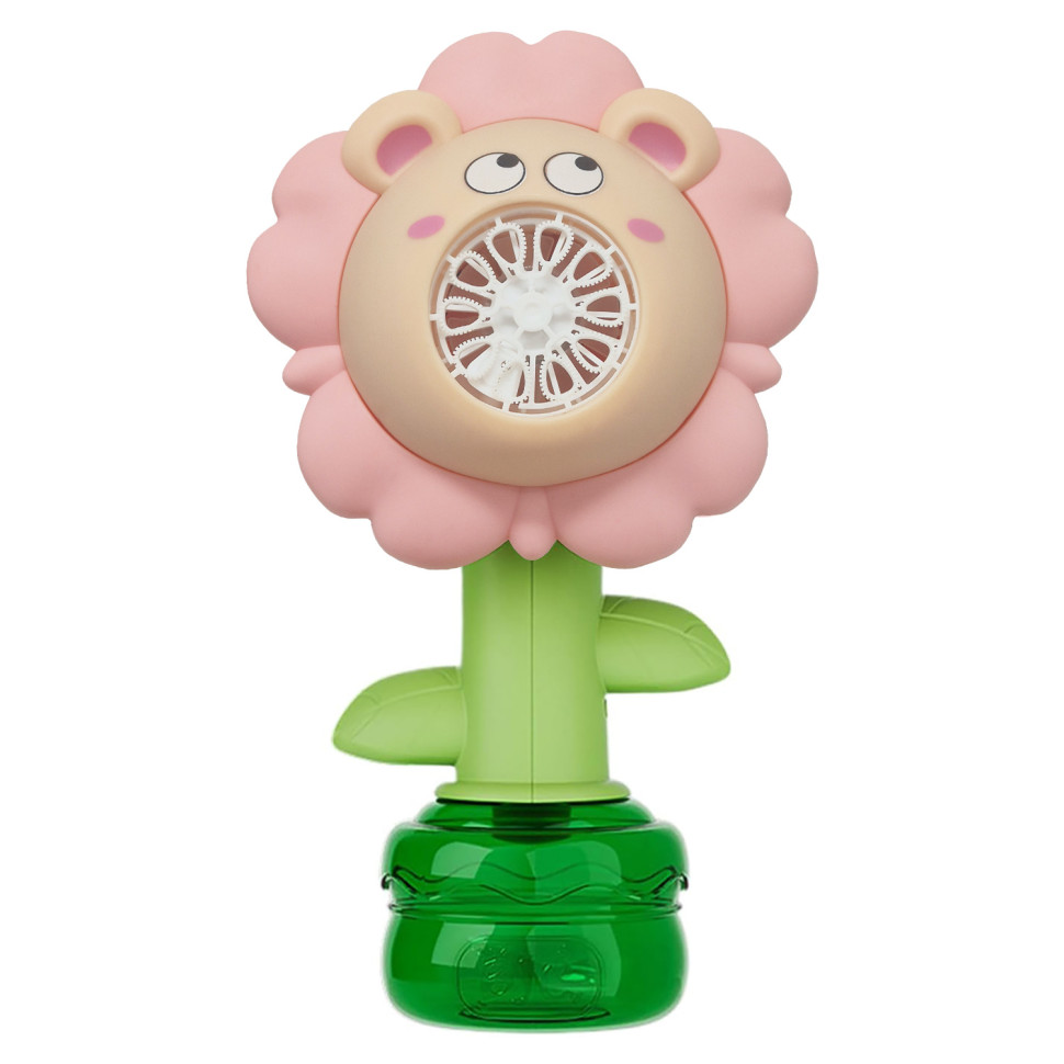 Мыльные пузыри Flower Bubble Machine BJC-5A(Bear-Pink) со светом опт, дропшиппинг
