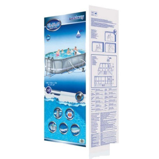 Бассейн каркасный Bestway 56448 (488-305-107 см), 10949 л