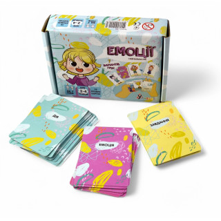 Настольная игра "Эмоции" 2262-UM 37 карточек, 7 вариантов игры