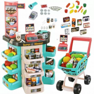 Игровой набор супермаркет 668-76 с корзиной для продуктов