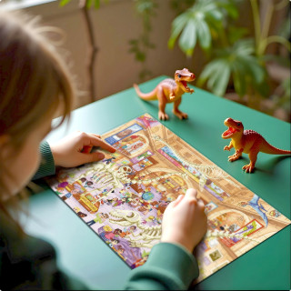 Детский виммельпазл "Музей Природы" 300639, 150 элементов