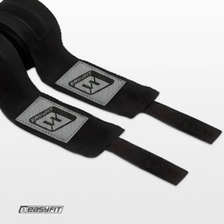 Бинты для бокса EasyFit EF-0374-25-bk, Classic Wrap, черный 2,5 м