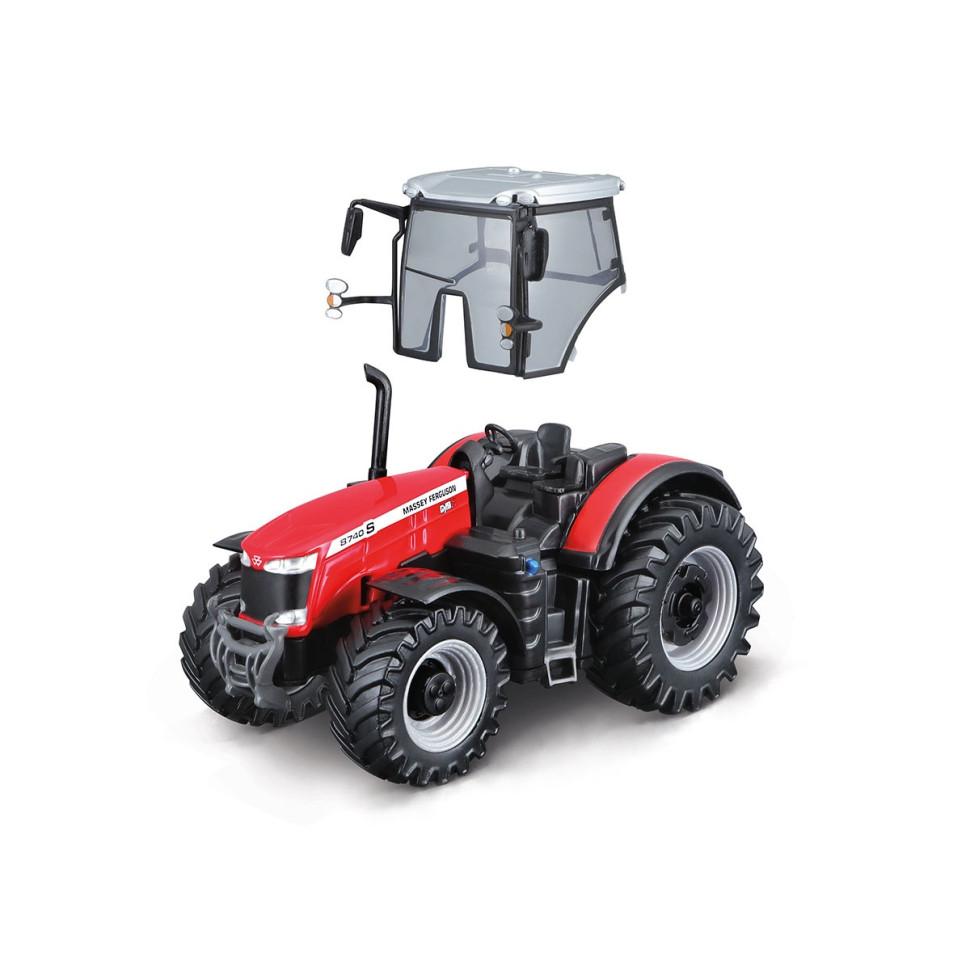 Дитяча іграшка Трактор Massey Ferguson 8740S Bburago 18-31613, 10 см - гурт(опт), дропшиппінг 