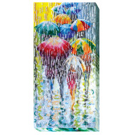 Набор для вышивки бисером "Веселые зонтики" AB-434 40х20 см