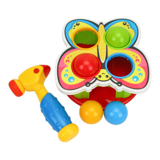 Развивающая игра с молоточком "Funny Butterfly" 3328TXK со звуком, 4 шарика