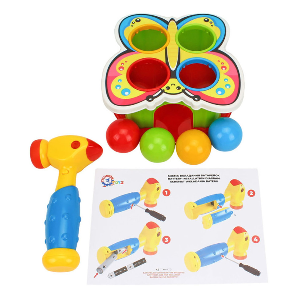 Развивающая игра с молоточком