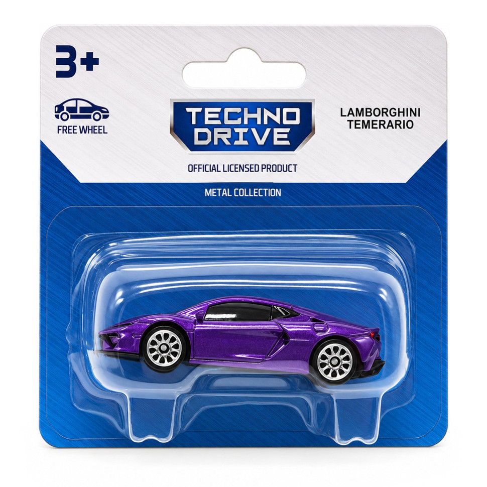 Детская минимодель Lamborghini Temerario 250438US2-17 серии Street Racers S3 опт, дропшиппинг