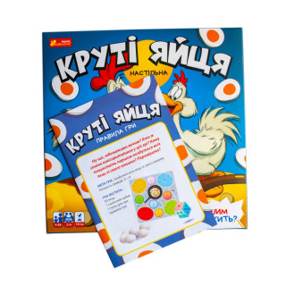 Настольная игра "Крутые яйца" 10120222, 10120222У(450) игровое поле, 30 яиц, кубик