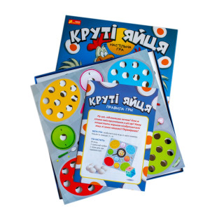 Настольная игра "Крутые яйца" 10120222, 10120222У(450) игровое поле, 30 яиц, кубик