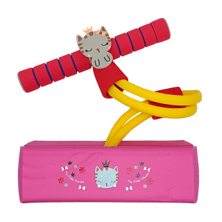 Детский джампинг 67942(Pink) подсветка, пищалка