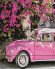 Картина по номерам на дереве. Rainbow Art "Розовый автомобиль" RA0224-RA, 50х40 см                            опт, дропшиппинг