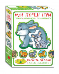 Детская развивающая игра Мамы и малыши 81114 лесные животные