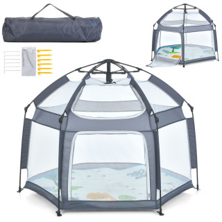 Детский манеж MR 1512 Silver Mist 146×127×110 см