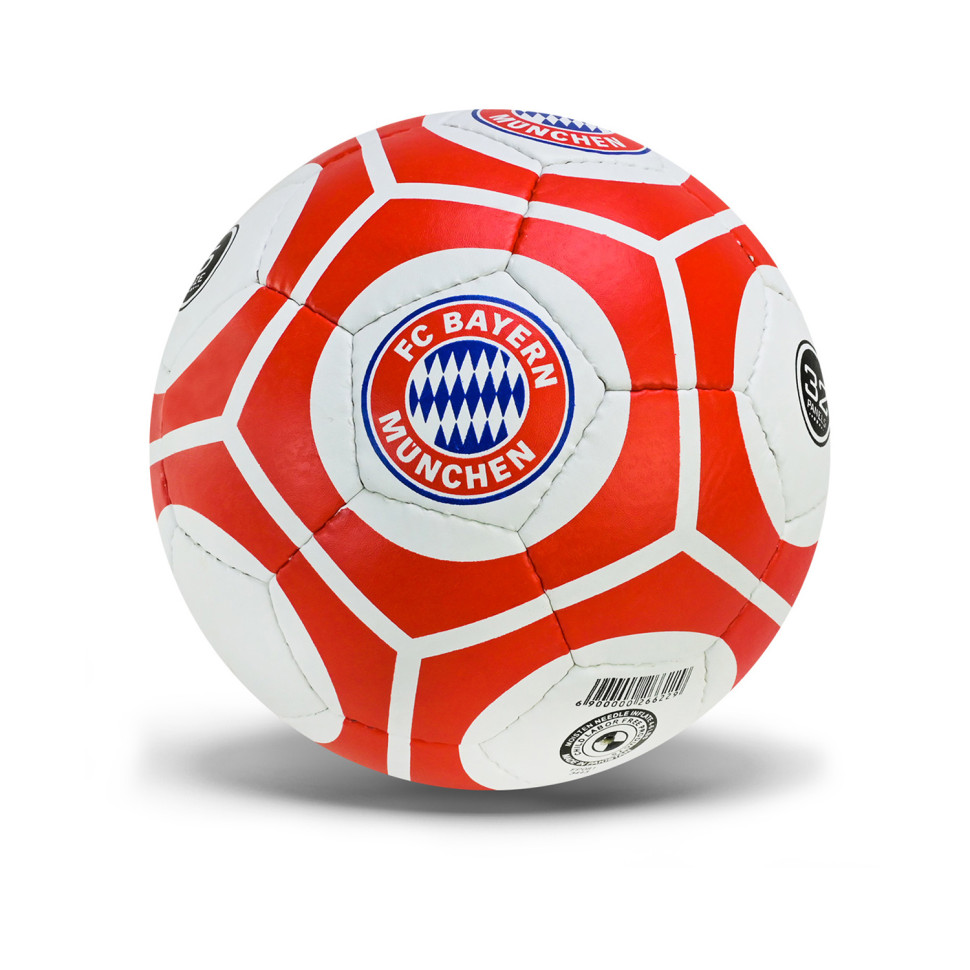 Мяч футбольный FC BAYERN MUNCHEN FP081 №5, PU 420 грамм, 32 панели, сетка+игла в комплекте опт, дропшиппинг