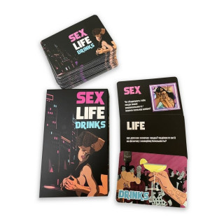 Карточная игра для взрослых "Sex Life Drinks" PLR-0038 от 2 игроков