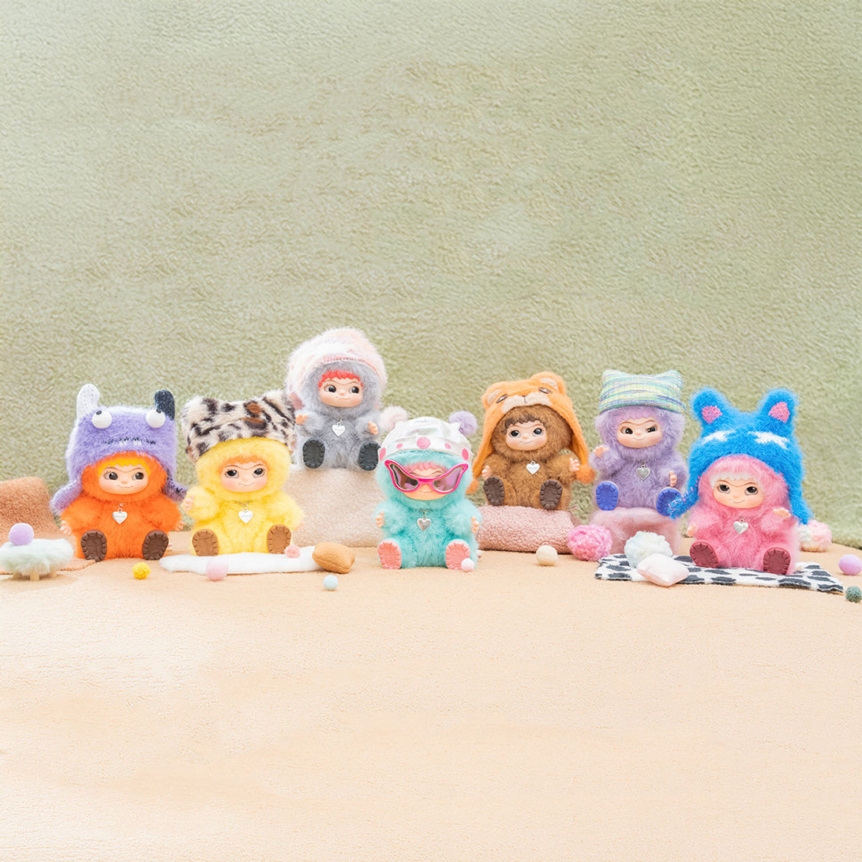 Коллекционная мягкая игрушка с кольцом Веселая вечеринка Pop Top Letsvan 17WK-0601 серии