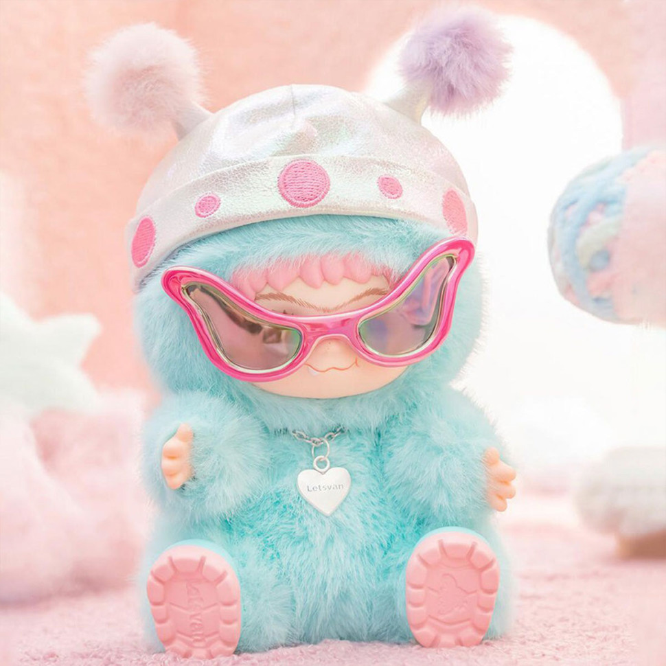 Коллекционная мягкая игрушка с кольцом Веселая вечеринка Pop Top Letsvan 17WK-0601 серии