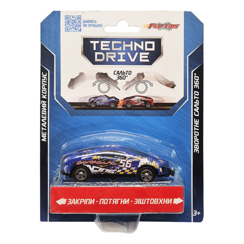 Игровая машинка Крутой переворот Flip'ems TechnoDrive 1312-2 переворот на 360° опт, дропшиппинг