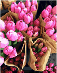 Картина по номерам. Brushme " Голландские тюльпаны " GX7520, 40х50 см                                         