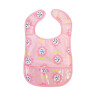Дитячий слинявчик клейончатий MGZ-0601(Pink) на липучці - гурт(опт), дропшиппінг 