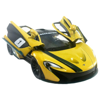 Коллекционная машинка "MсLaren P1" KT5393FW(Yellow) масштаб 1:36