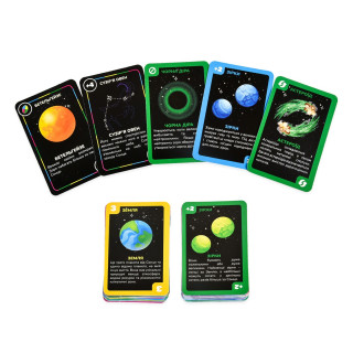 Карточная игра УНА космическая 30448 игральные карты 108 штук