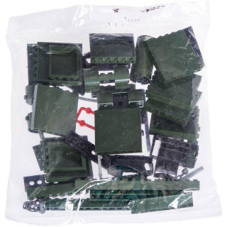 Конструктор "Поезд DF2159 с рельсами" 98252 Военный поезд