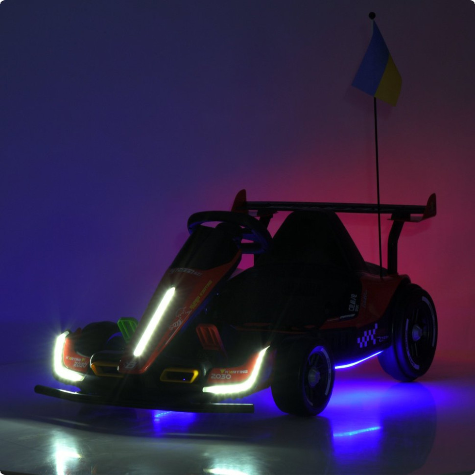 Детский электромобиль Электрокарт Kart M 6322EBLR-6 до 50 кг опт, дропшиппинг